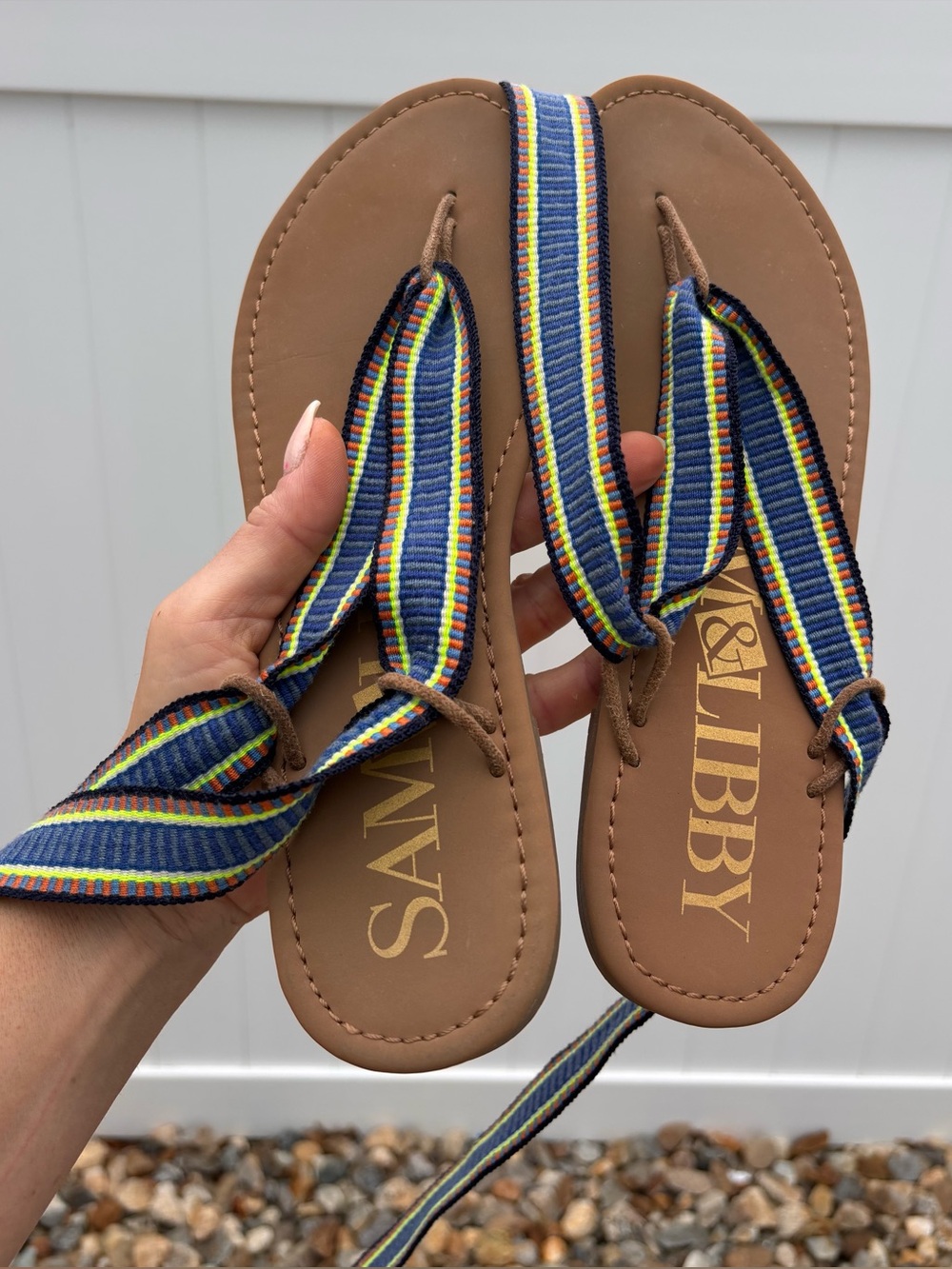 Sam & Libby rare braided wrap gladiator sandal -SIZE: Women’s 9.5/ Men’s 8